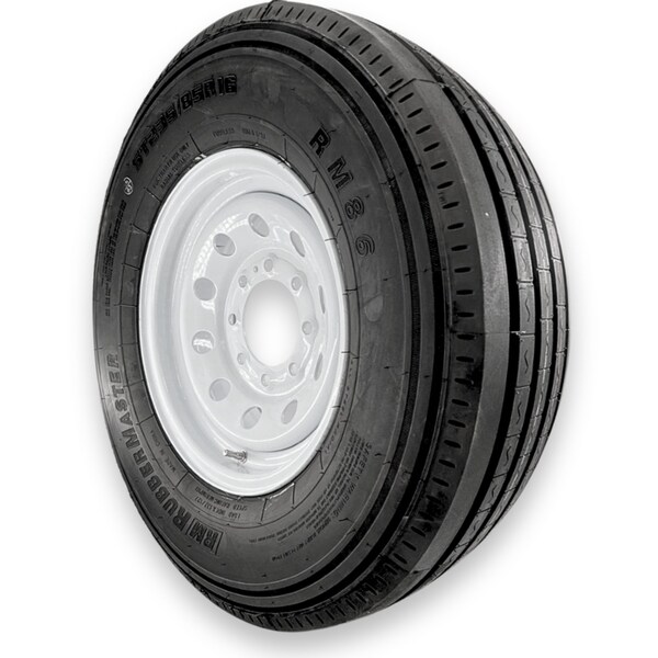 Rubbermaster ST235/85R16 14 Ply Highway Rib Tire And 8 On 6.5 Modular Wheel Assembly